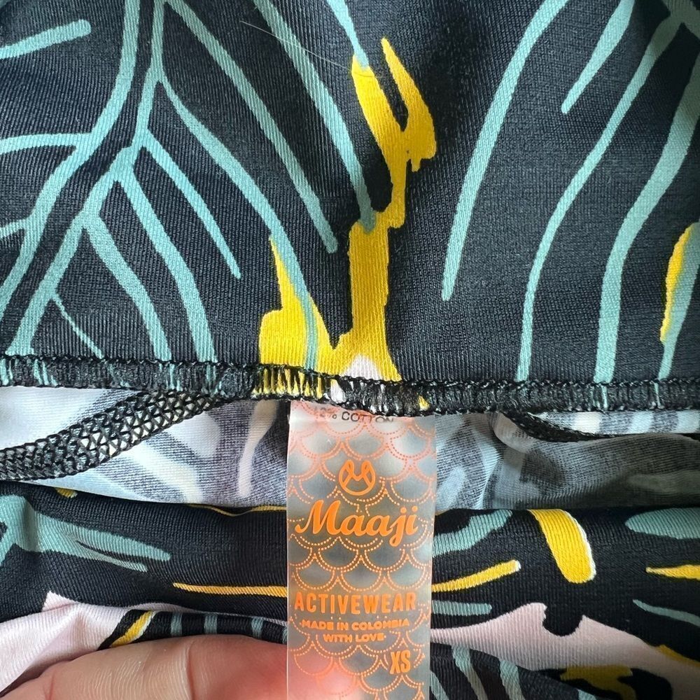 Maaji Tropical Print Leggings Size XS - Picture 5 of 7